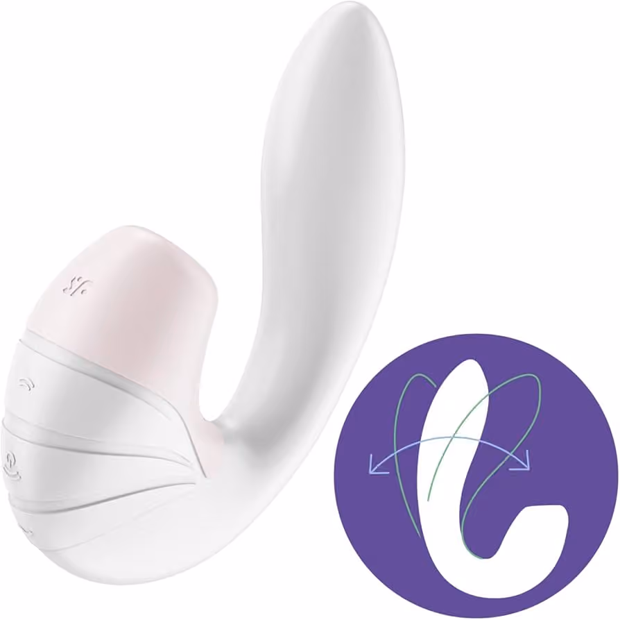Вибратор-кролик Supernova от Satisfyer, белый