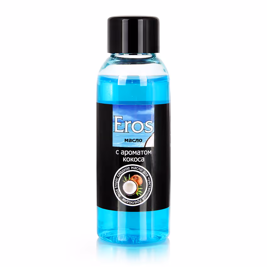 Масло массажное EROS TROPIC, аромат кокоса, 50 мл