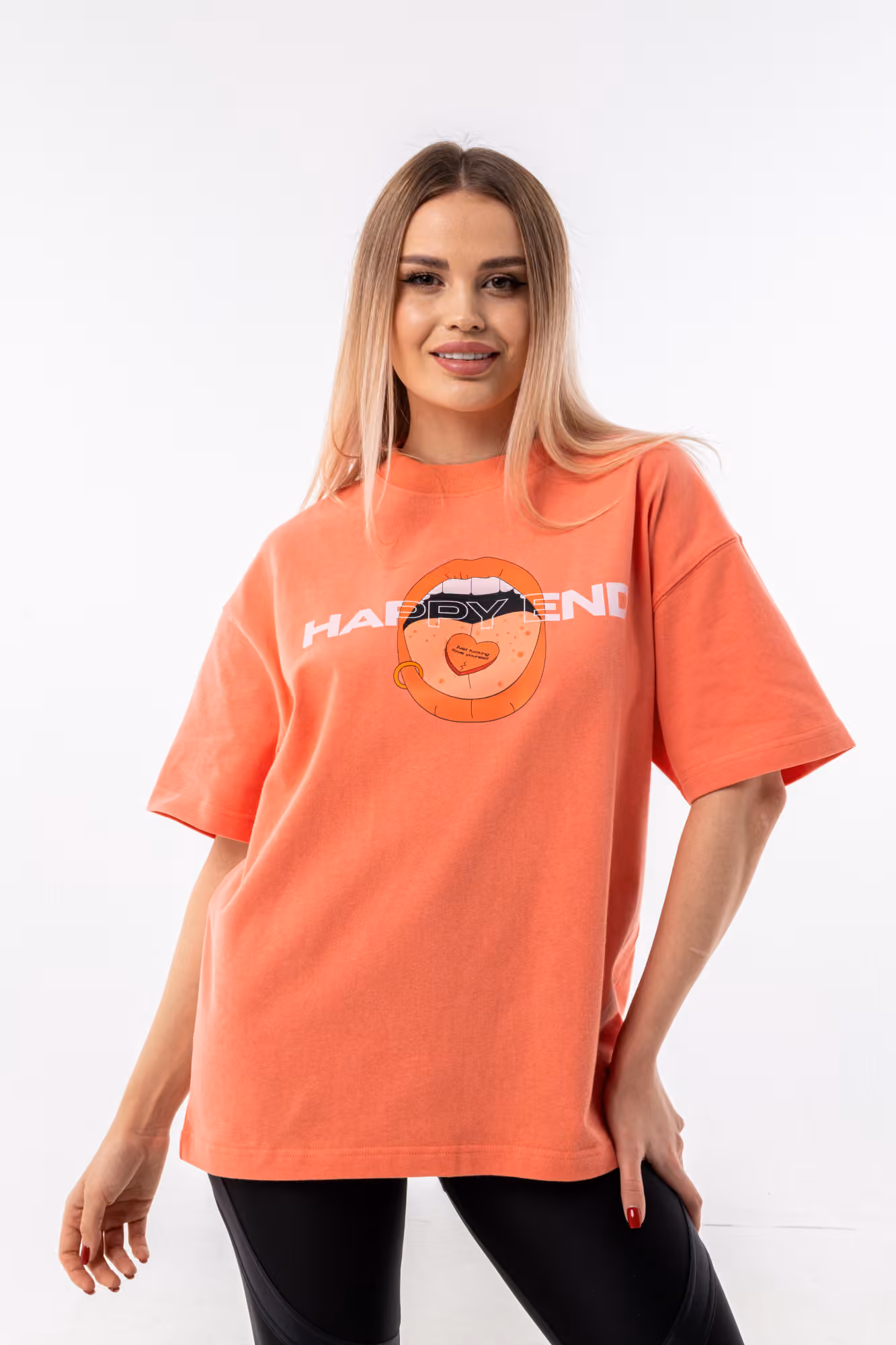 Футболка Happy End Pierced Lips, S