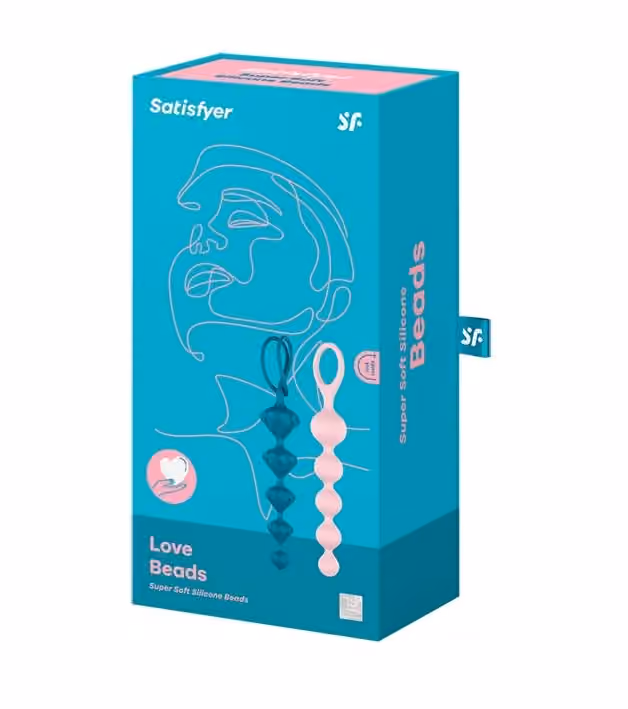 Набор анальных цепочек Love Beads от Satisfyer