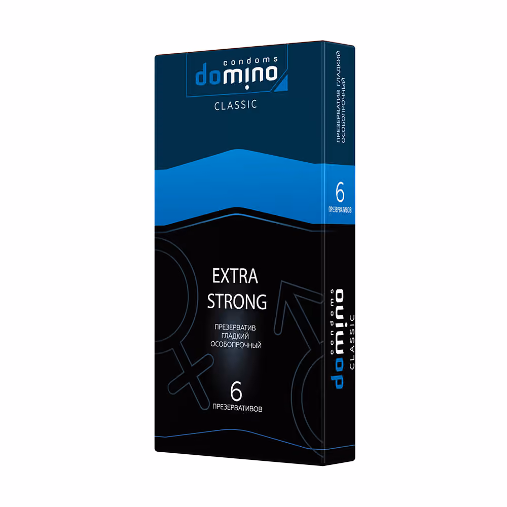 Презервативы Domino Extra Strong, особо прочные, 6 шт