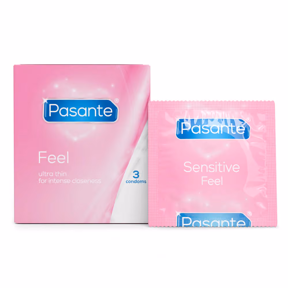 Презервативы "Pasante Sensitive" ультратонкие, 3 шт