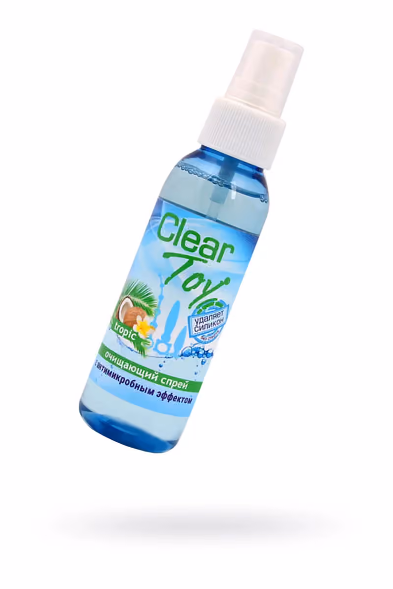 Очищающий спрей ''Clear Toy Tropic'' с антимикробным эффектом, 100 мл