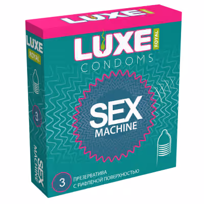 Презервативы Luxe Royal Sex Machine, 3 шт