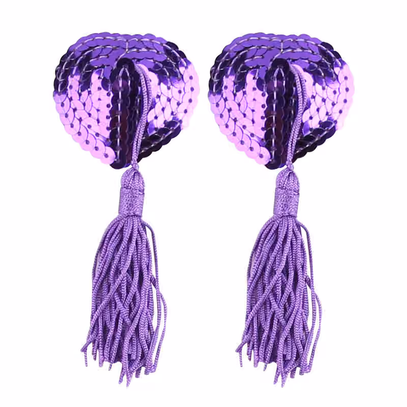 Пэстисы Sequin Tassel, фиолетовый