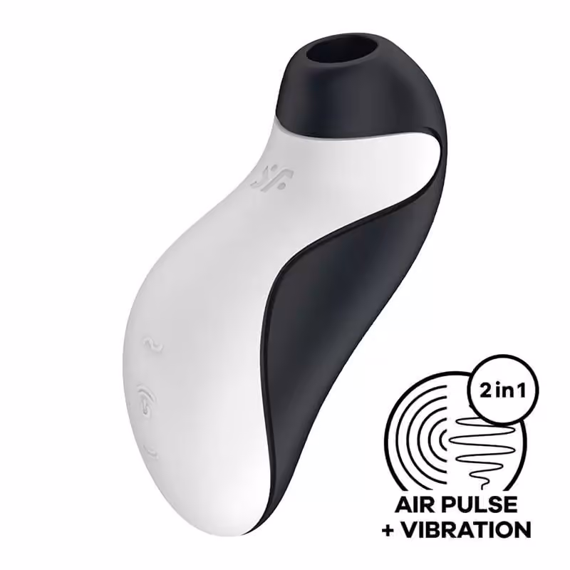 Вакуумный стимулятор с вибрацией Orca от Satisfyer