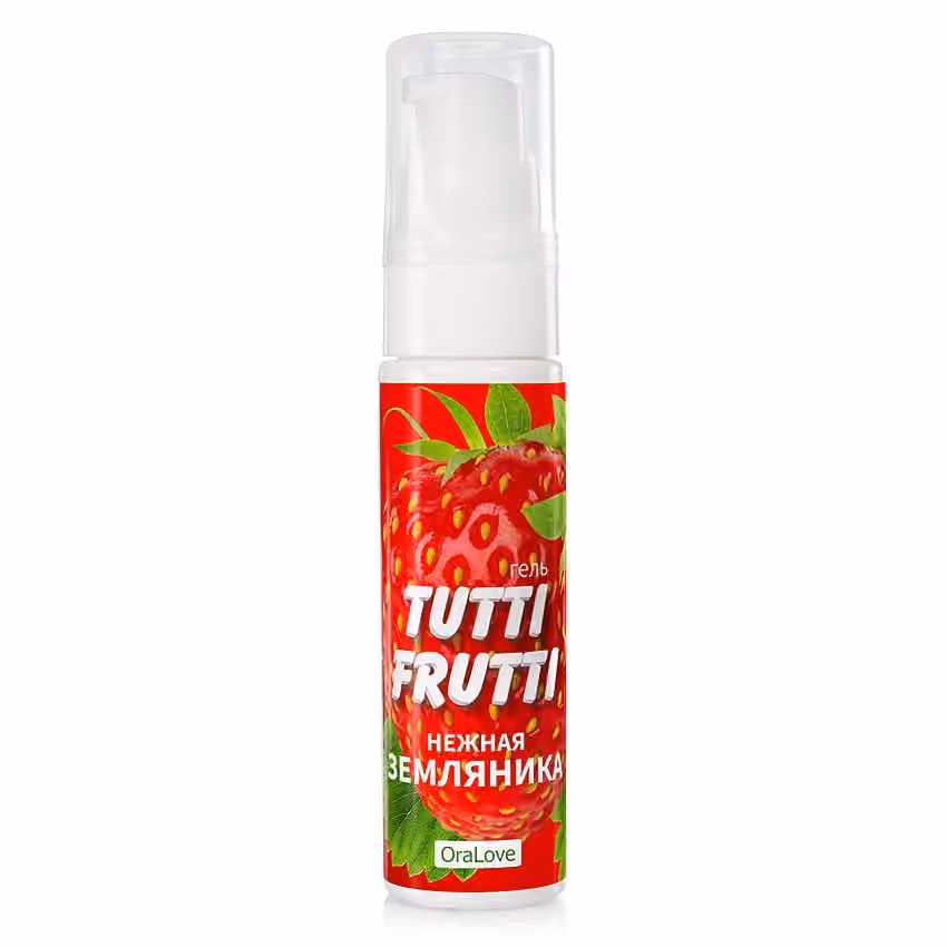 Съедобная смазка Tutti-Frutti Земляника
