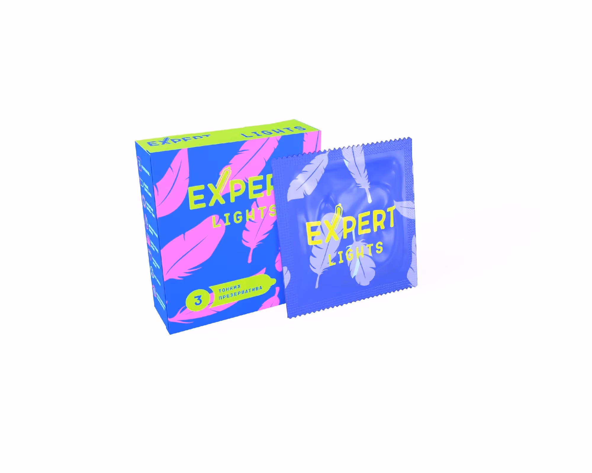 Презервативы Expert Lights, тонкие, 3 шт
