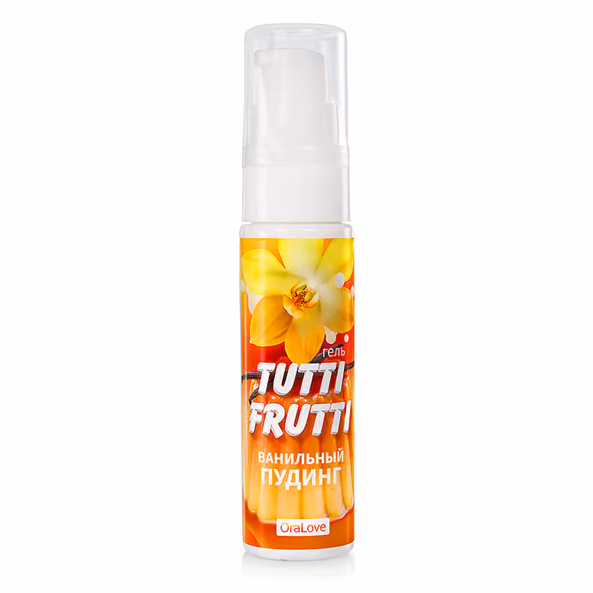 Съедобная смазка Tutti-Frutti Ванильный Пудинг, 30 мл
