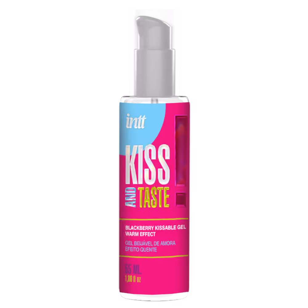 Массажный гель Intt Kiss and Taste Blackberry, 55 мл