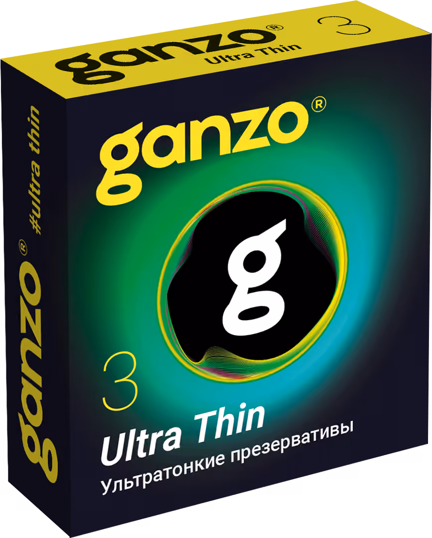 Презервативы «Ganzo» Ultra thin, ультратонкие, 3 шт