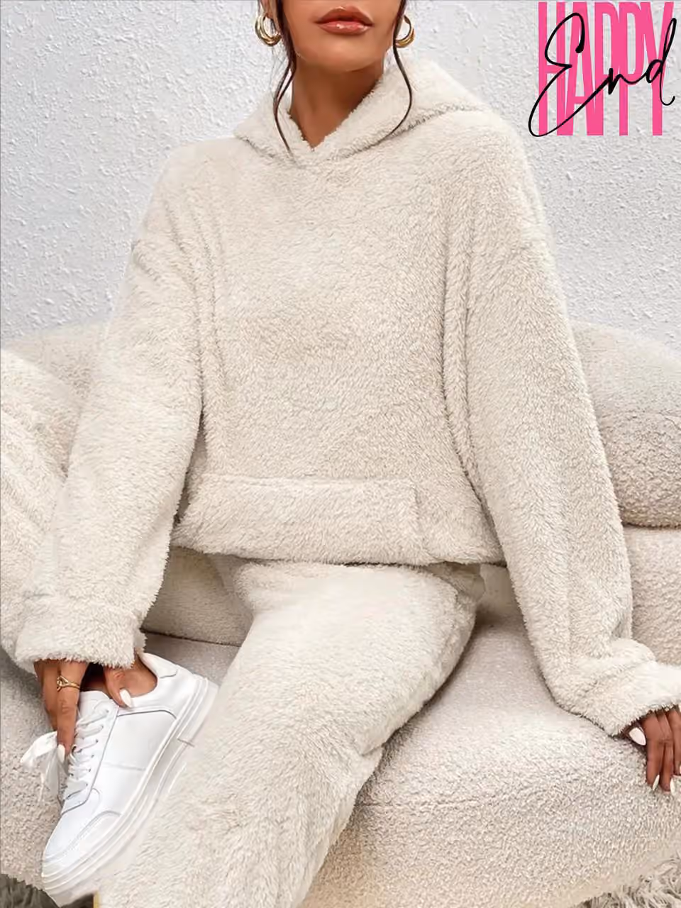 Плюшевый костюм SOFT, молочный