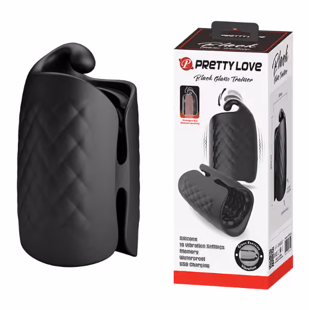 Мастурбатор Black Glans Trainer от Pretty Love