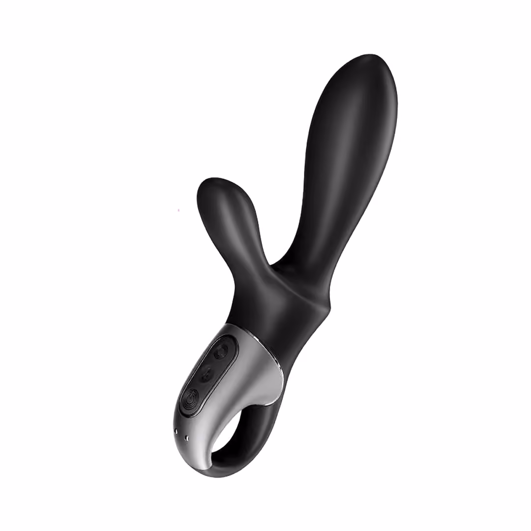 Анальный вибратор Heat Climax + с функцией нагрева от Satisfyer