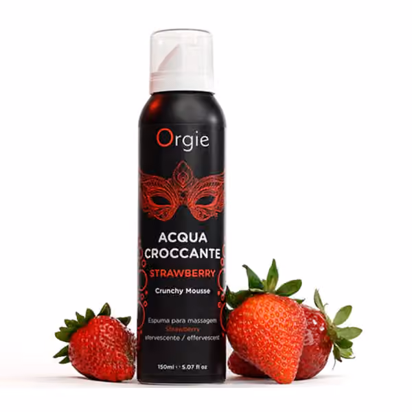Массажный мусс Orgie Acqua Croccante Strawberry, 150 мл