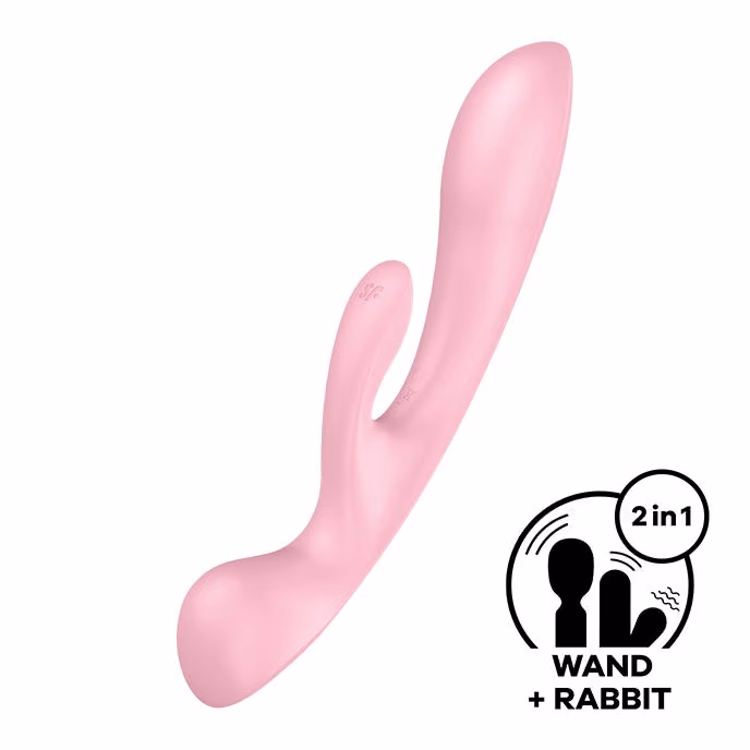 Вибратор-кролик Triple Oh от Satisfyer