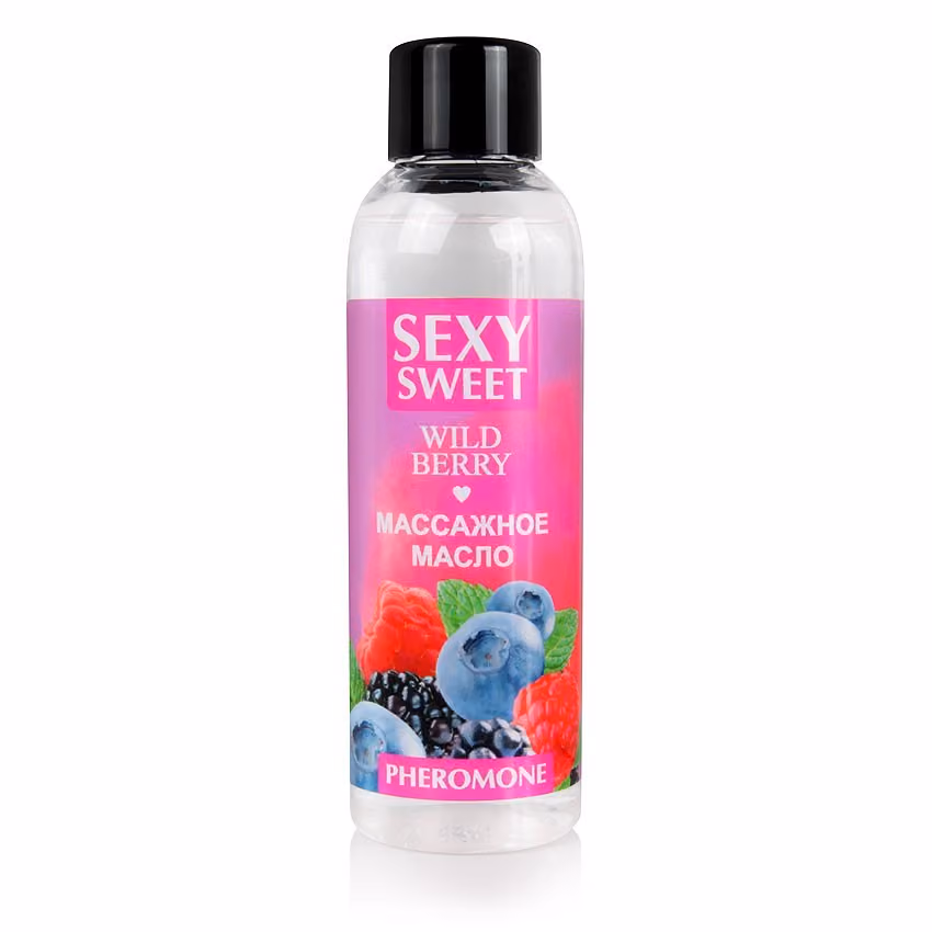 Массажное масло WILD BERRY с феромонами, 75 мл 