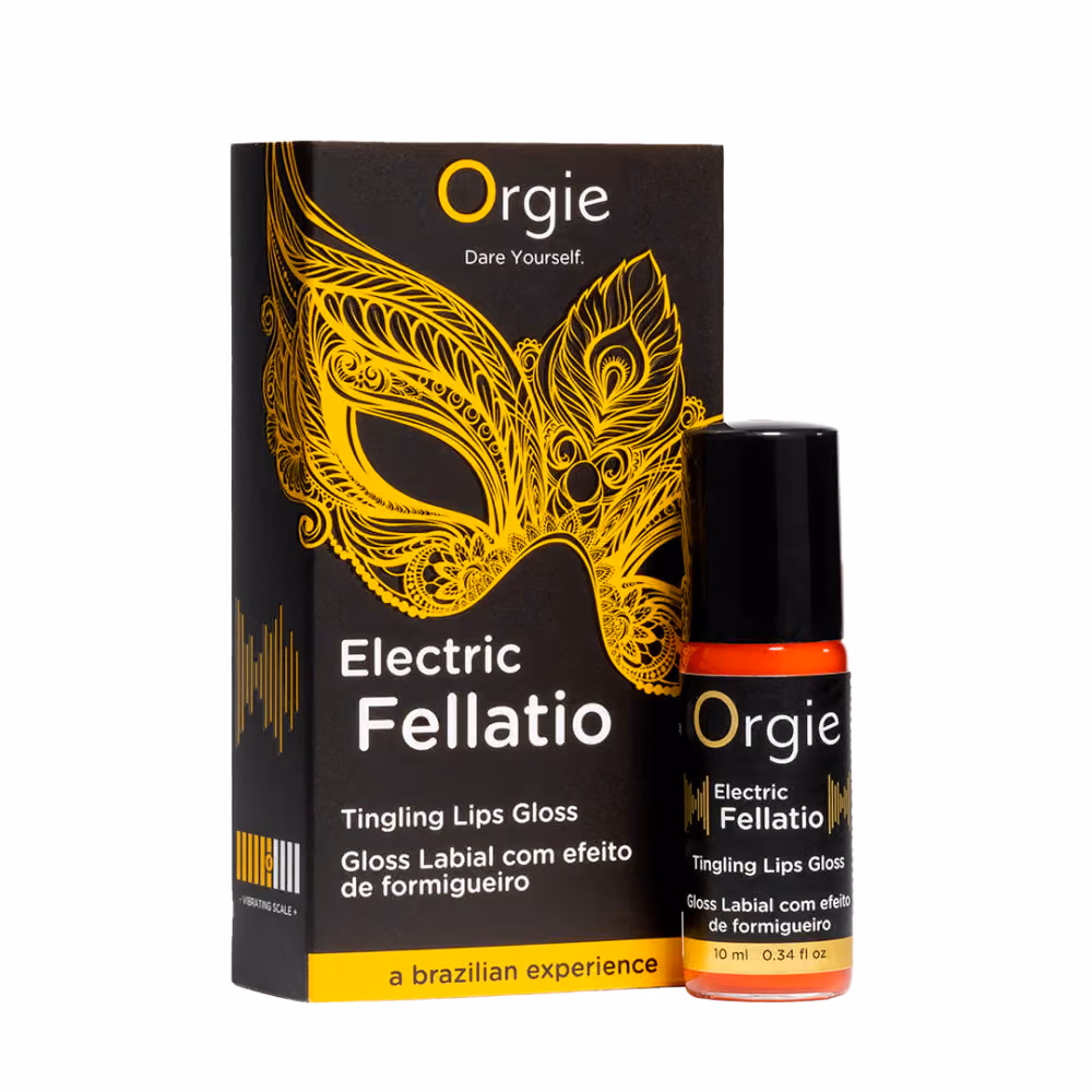 Жидкий вибратор-блеск для губ Electric Fellatio Lip Gloss от Orgie