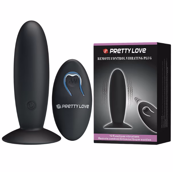 Анальная пробка Remote Control Vibrating Plug от Pretty Love