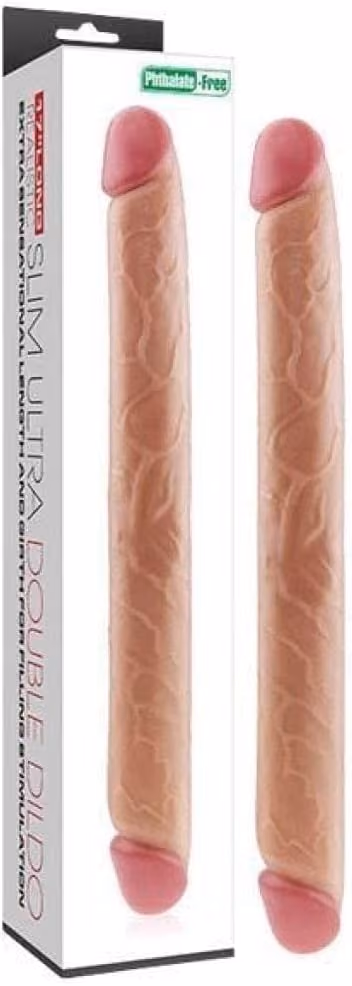 Двусторонний фаллоимитатор от Love Toy, 42,5 см х 4,5 см