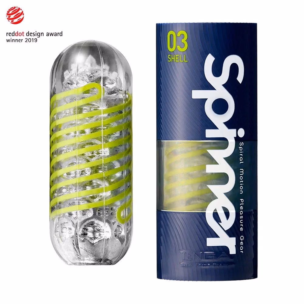 Мастурбатор Spinner Shell с эффектом вращения от Tenga 
