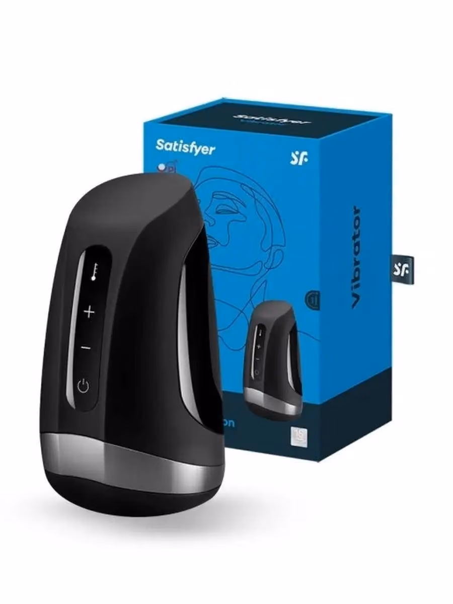 Мастурбатор с функцией подогрева Men Heat Vibration от Satisfyer 