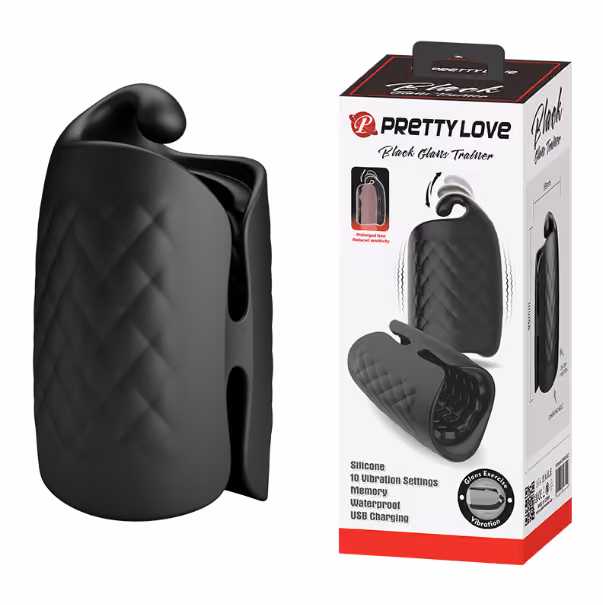 Мастурбатор Black Glans Trainer от Pretty Love