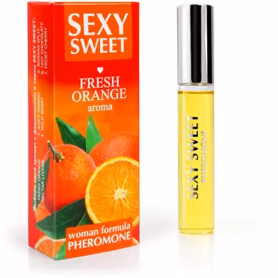 Парфюмированное средство для тела SEXY SWEET FRESH ORANGE с феромонами, 10 мл