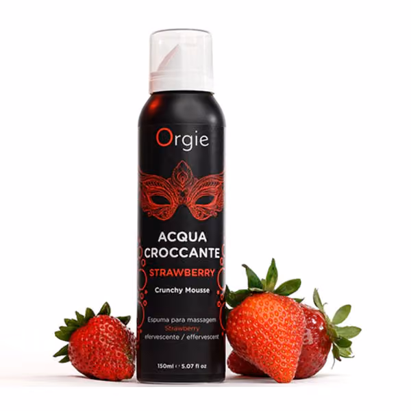 Массажный мусс Orgie Acqua Croccante Strawberry, 150 мл