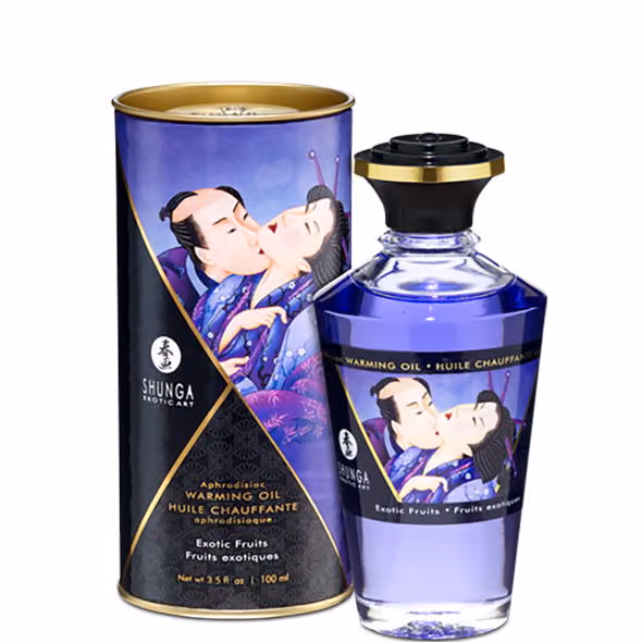 Массажное масло со вкусом "Экзотические фрукты" Shunga APHRODISIAC WARMING OIL