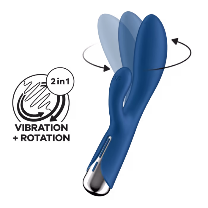 Вибратор-кролик Spinning Rabbit 1 от Satisfyer с ротацией