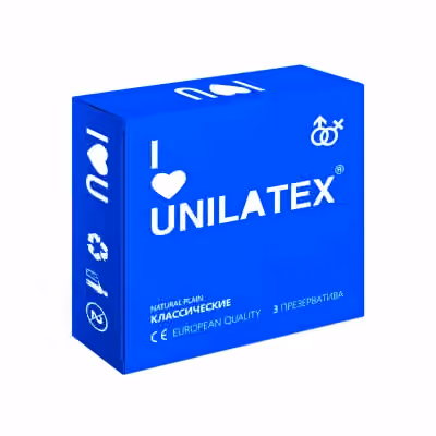 Презервативы Unilatex Natural Plain, классические, 3 шт