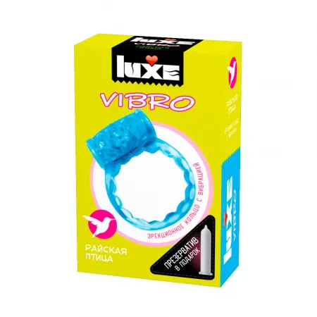 Виброкольцо + Презерватив Райская птица 1шт. от Luxe VIBRO — купить в Астана