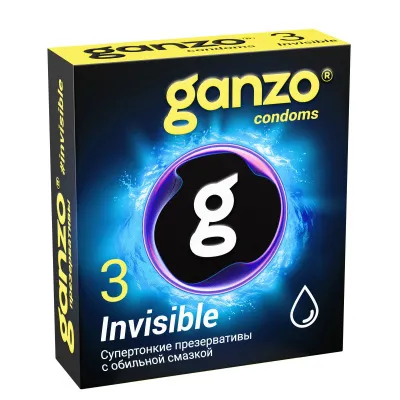 Презервативы Ganzo Invisible, супертонкие — купить в Астана