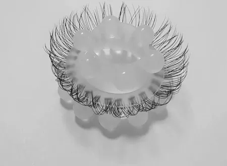 Эрекционное кольцо с шариками и тонкими щетинками  — купить в Астана