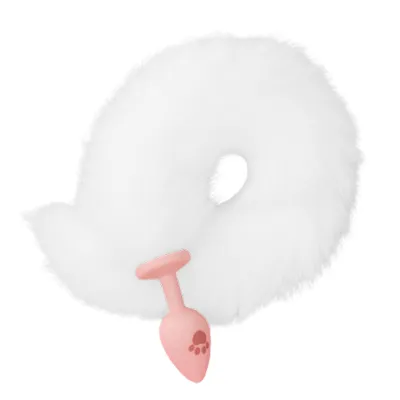 Анальная пробка с длинным хвостом и лапкой CuteTail Long,  2,8 см — купить в Астана