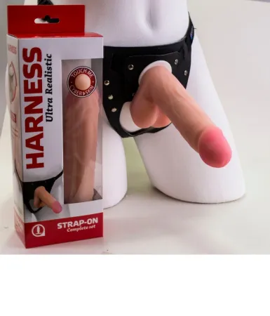 Фаллоимитатор на трусиках HARNESS, 16 см х 3,7 см — купить в Астана