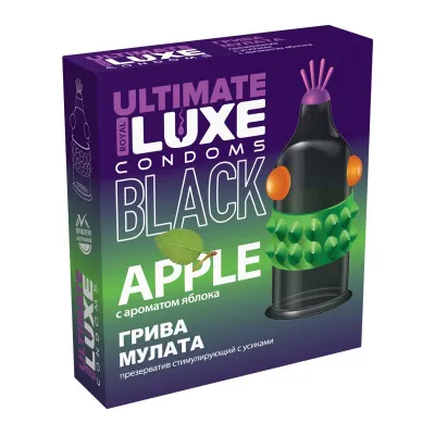 Презервативы Luxe Black Ultimate Грива Мулата, 1 шт — купить в Астана