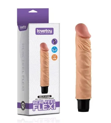 Фаллоимитатор с вибрацией Reel Feel Flexi от Love Toy, 19 см х 4 см — купить в Астана