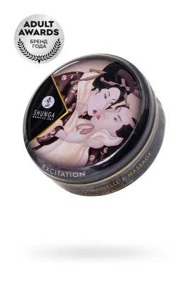 Массажное аромамасло-свеча Shunga, с ароматом пьянящий шоколад — купить в Астана