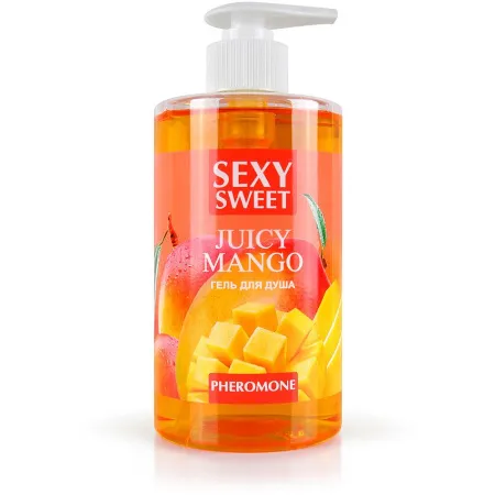 Гель для душа JUICY MANGO с феромонами, аромат манго, 430 мл — купить в Астана