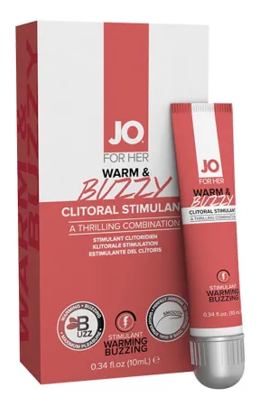 Жидкий гель-вибратор JO Warm & Buzzy, охлаждающе-разогревающий, 10 мл — купить в Астана
