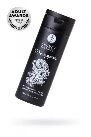 Усиливающий крем для пар Shunga Dragon, возбуждающий эффект «ледяного огня», 60 мл — купить в Астана