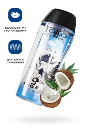 Съедобная смазка Shunga Кокос, 165 мл — купить в Астана