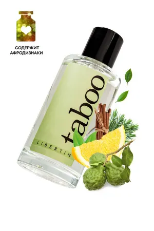 Туалетная вода с афродизиаками RUF Taboo Libertin для мужчин, 50 мл — купить в Астана