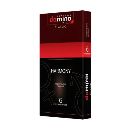 Презервативы Domino Harmony, гладкие, 6 шт — купить в Астана
