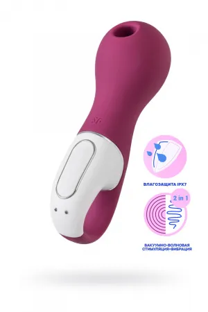 Вакуумный стимулятор с вибрацией Lucky Libra от Satisfyer — купить в Астана