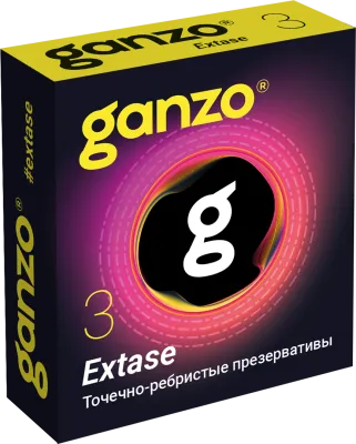 Презервативы Ganzo Extase, точечно-ребристые — купить в Астана