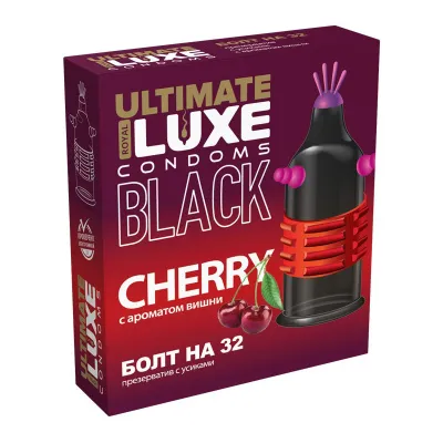Презервативы Luxe Black Ultimate Болт на 32, 1 шт — купить в Астана