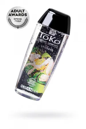 Лубрикант Shunga Toko Organica на водной основе, 100% натуральный, 165 мл — купить в Астана